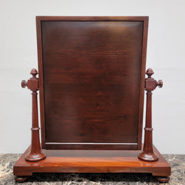 Antique Mahogany dressing table mirror. The mirror is still in good condition and tilts back and forward. It is in overall good original condition. Please view photos as they help form part of the description.
