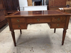 Antique French Walnut Desk With Leather Top | Antique & Vintage | Moonee Ponds Antiques | Australia Wide Delivery
