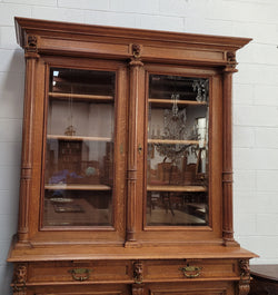 Amazing French 19th Century Oak Two-Door Bookcase | Antique & Vintage | Moonee Ponds Antiques | Australia Wide Delivery