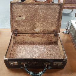 Vintage Leather Suitcase