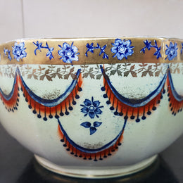 Beautiful Hand-Painted English Lustre Type Bowl