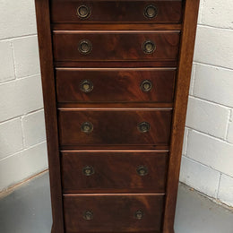Lovely English Wellington Chest of drawers