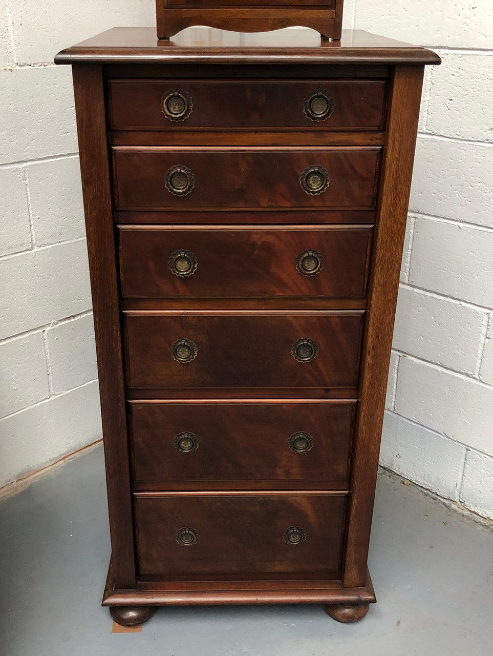 Lovely English Wellington Chest Of Drawers | Antique & Vintage | Moonee Ponds Antiques | Australia Wide Delivery