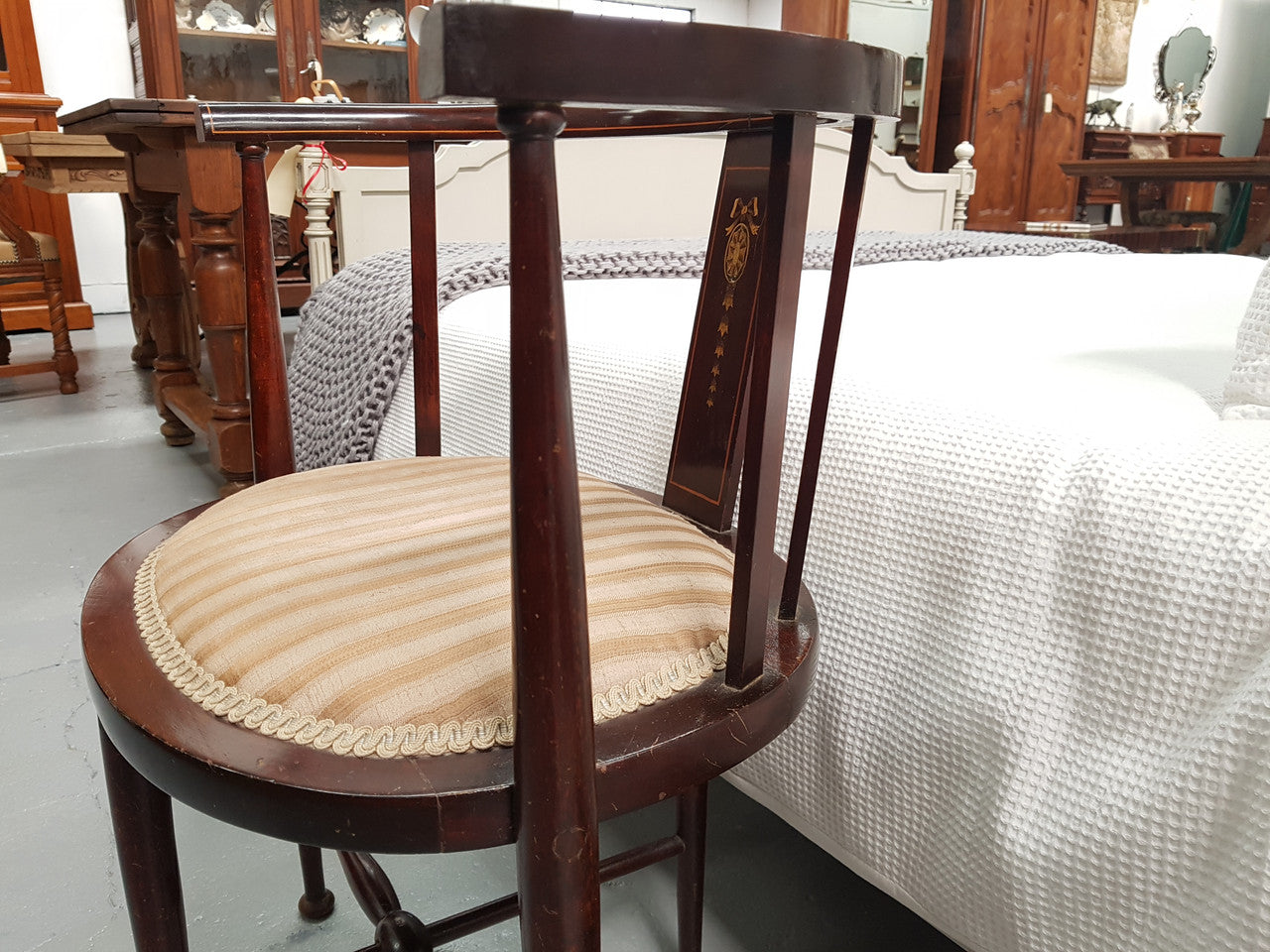 French Louis XVI Style Bedroom Chair