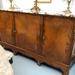 Antique French Louis XIV Style Walnut Sideboard