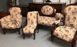 Matching Late Victorian Walnut Suite | Antique & Vintage | Moonee Ponds Antiques | Australia Wide Delivery