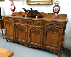 French Louis XV Style Oak Sideboard With Beautiful Carvings | Antique & Vintage | Moonee Ponds Antiques | Australia Wide Delivery