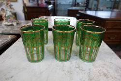 French Glass Tumblers | Antique & Vintage | Moonee Ponds Antiques | Australia Wide Delivery