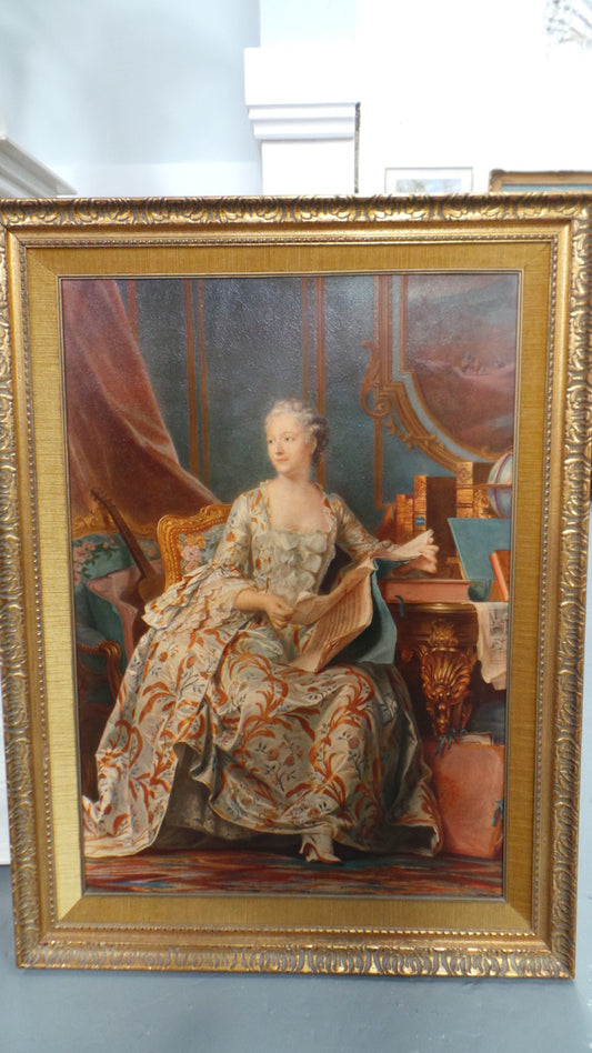Antique Framed Oleograph