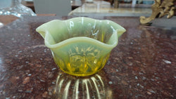 Vaseline glass bowl | Antique & Vintage | Moonee Ponds Antiques | Australia Wide Delivery