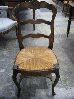 Set Of Six French Oak Dining Chairs | Antique & Vintage | Moonee Ponds Antiques | Australia Wide Delivery