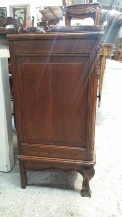 French Walnut Marble Top Bedside Cabinets | Antique & Vintage | Moonee Ponds Antiques | Australia Wide Delivery