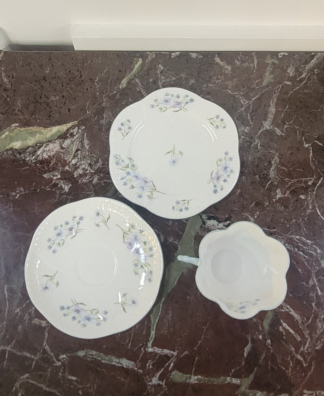 Shelley “Blue Rock” Trio | Antique & Vintage | Moonee Ponds Antiques | Australia Wide