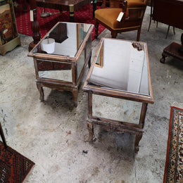 Rustic French Provincial Mirror Coffee Table
