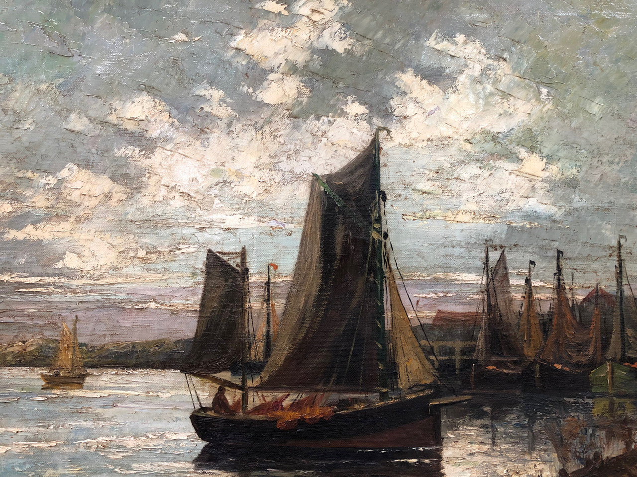 Beautiful French Impressionist Oil Painting | Antique & Vintage | Moonee Ponds Antiques | Australia Wide Delivery