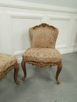 Pair of French Upholstered Chairs | Antique & Vintage | Moonee Ponds Antiques | Australia Wide Delivery