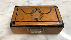Victorian Trinket Box Engraved With Decoration | Antique & Vintage | Moonee Ponds Antiques | Australia Wide Delivery