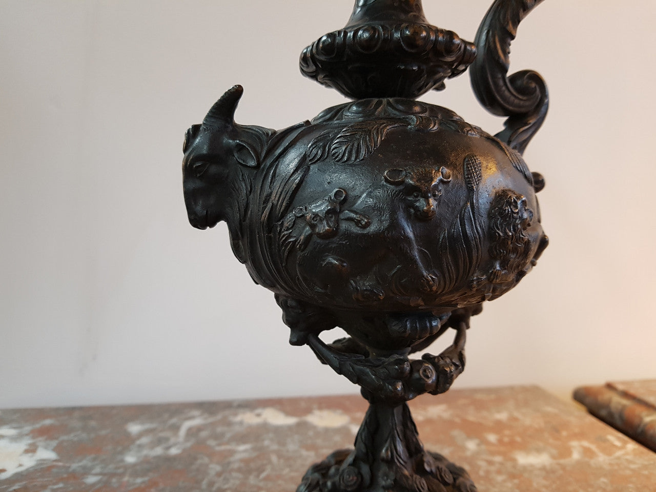 Victorian Bronze Wine God | Antique & Vintage | Moonee Ponds Antiques | Australia Wide Delivery