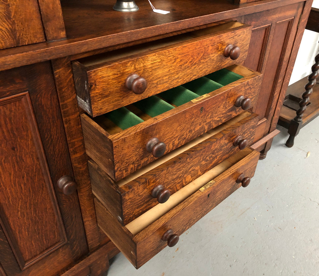 Superb 19th Century Oak Kitchen Cabinet | Antique & Vintage | Moonee Ponds Antiques | Australia Wide Delivery