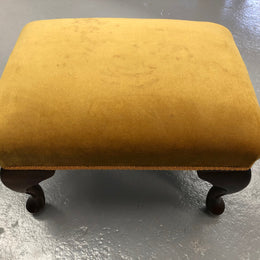 upholstered foot stool