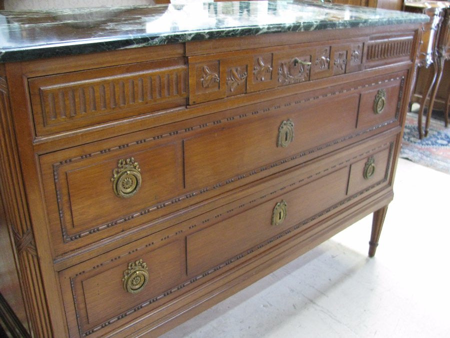 French Walnut Louis XVI Style Commode | Antique & Vintage | Moonee Ponds Antiques | Australia Wide Delivery