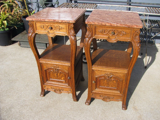 Pair Of Stunning French Bedsides