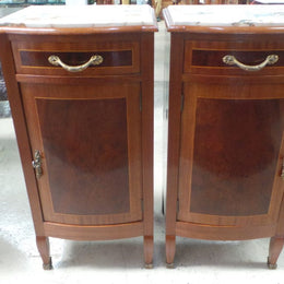 Pair of French Inlaid Bedside Cabinets-3