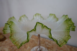 Victorian Vaseline Glass Comport | Antique & Vintage | Moonee Ponds Antiques | Australia Wide Delivery