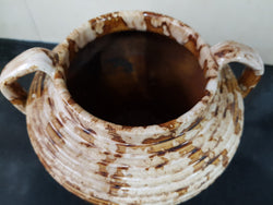 Early Bendigo Pottery Double Handled Vase | Antique & Vintage | Moonee Ponds Antiques | Australia Wide Delivery