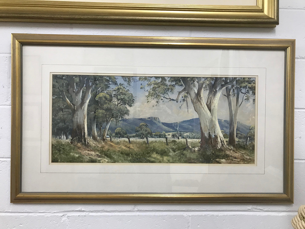 Australian Framed Landscape by Hugh Guthrie | Antique & Vintage | Moonee Ponds Antiques | Australia Wide Delivery