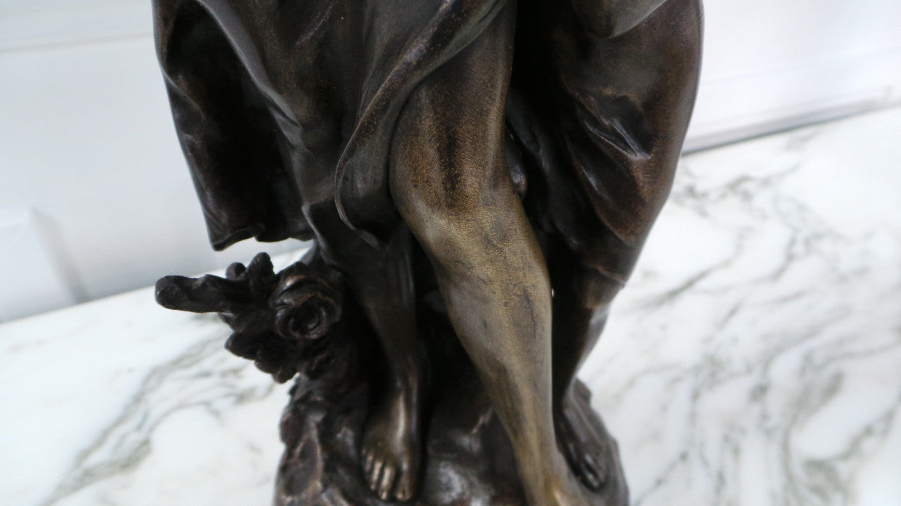 Antique French Bronze Statue by Marthurin Moreau | Antique & Vintage | Moonee Ponds Antiques | Australia Wide Delivery