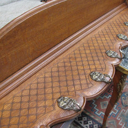 Large French Oak Coat Rack