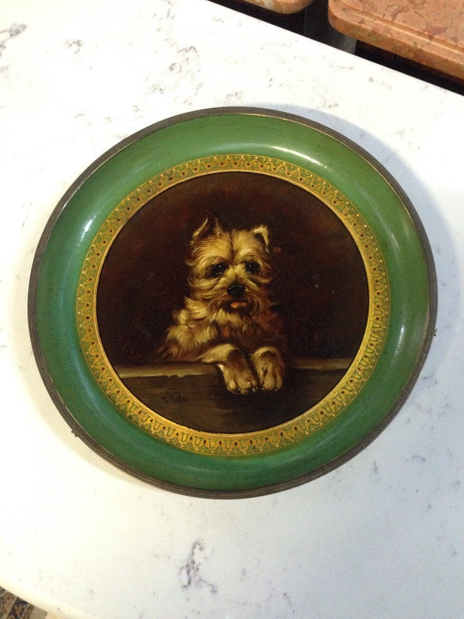 Victorian Lacquer Tray - Plaque | Antique & Vintage | Moonee Ponds Antiques | Australia Wide Delivery