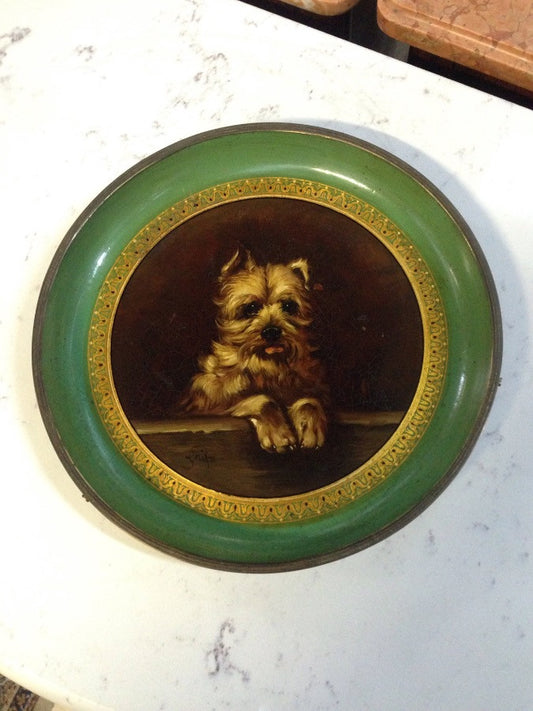 Victorian Lacquer Tray - Plaque