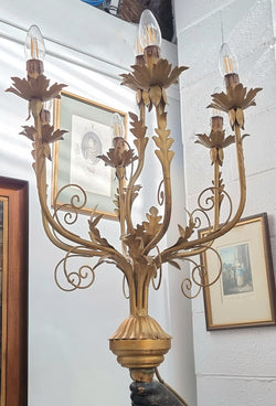 French 19th Century Blackamoor Lamp Of Grand Proportions | Antique & Vintage | Moonee Ponds Antiques | Australia Wide Delivery