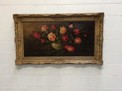 Large European Oil Painting | Antique & Vintage | Moonee Ponds Antiques | Australia Wide Delivery