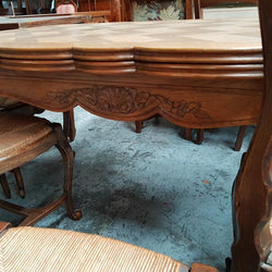 French Louis XV Parquetry Style Dining Table | Antique & Vintage | Moonee Ponds Antiques | Australia Wide Delivery