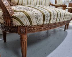 French Carved Walnut Louis XV Style Settee & Two Matching Armchairs | Antique & Vintage | Moonee Ponds Antiques | Australia Wide Delivery