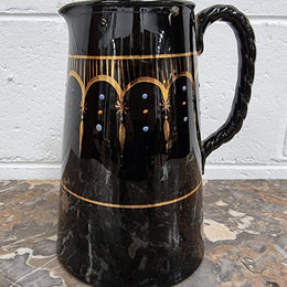 Victorian Black Decorative Jug