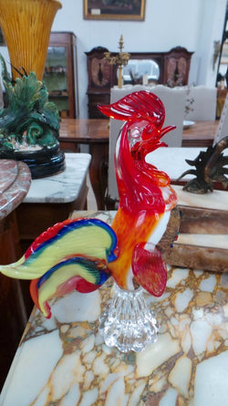 Murano glass Rooster | Antique & Vintage | Moonee Ponds Antiques | Australia Wide Delivery