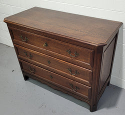 Solid Oak French 19th Century 3 Drawer Commode | Antique & Vintage | Moonee Ponds Antiques | Australia Wide Delivery