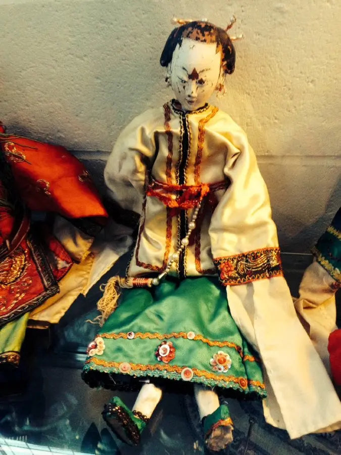 Antique Chinese Marionette Puppet dolls