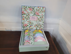 Contemporary “Aynsley Regal Pembroke” Boxed Set of Four English Bone China Cup & Saucer | Antique & Vintage | Moonee Ponds Antiques | Australia Wide Delivery