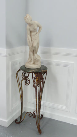 Vintage French Style Wrought Iron Pedestal Table | Antique & Vintage | Moonee Ponds Antiques | Australia Wide Delivery