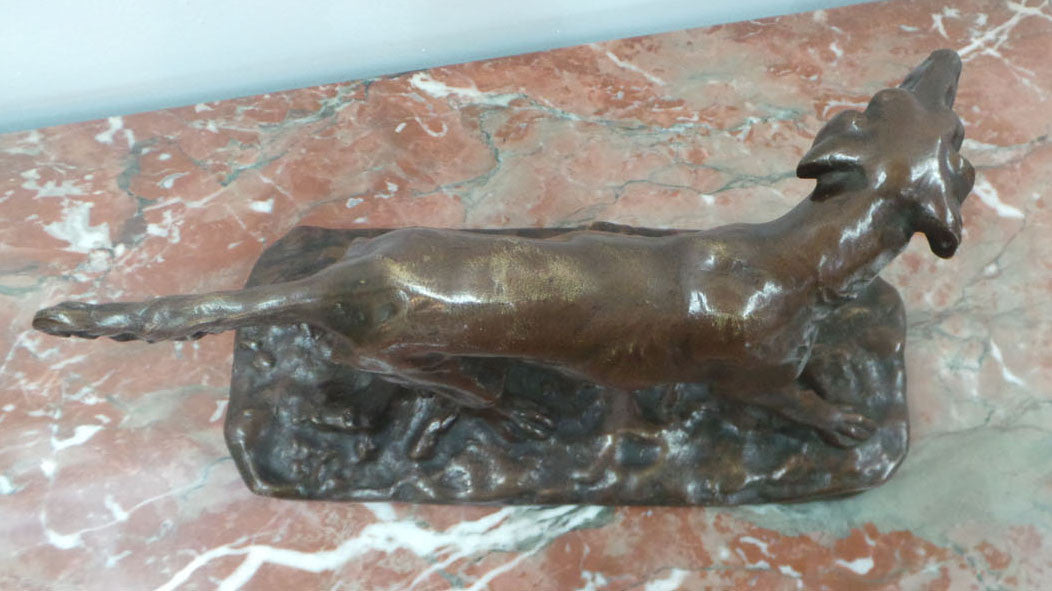 An Antique Classical French Bronze Of A Red Setter | Antique & Vintage | Moonee Ponds Antiques | Australia Wide Delivery