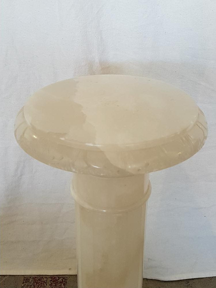 Vintage Italian Alabaster Pedestal | Antique & Vintage | Moonee Ponds Antiques | Australia Wide Delivery