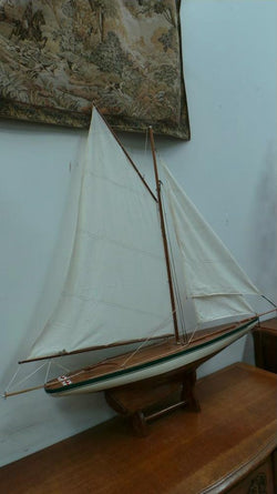 Vintage Wooden Model Yacht | Antique & Vintage | Moonee Ponds Antiques | Australia Wide Delivery