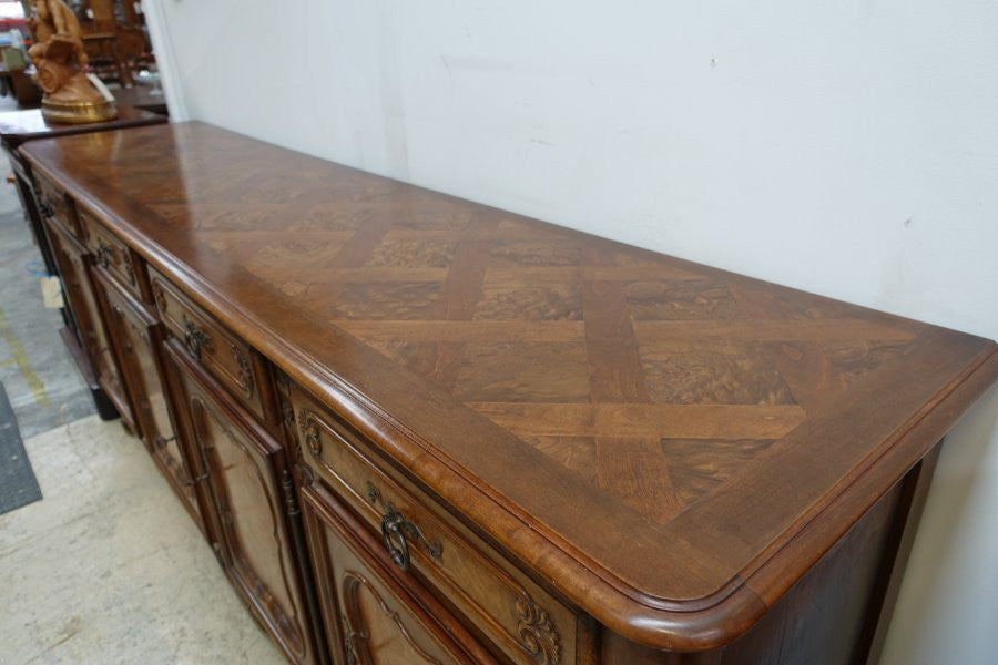 Large French Walnut Sideboard