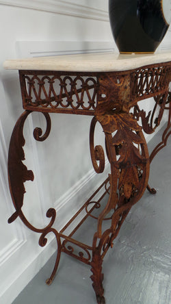 Stunning French Style Wrought Iron Console | Antique & Vintage | Moonee Ponds Antiques | Australia Wide Delivery