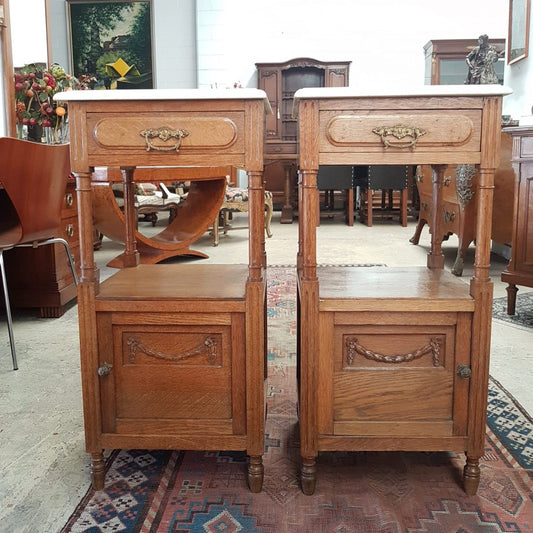 Pair of Arts and Crafts Bedside Cabinets